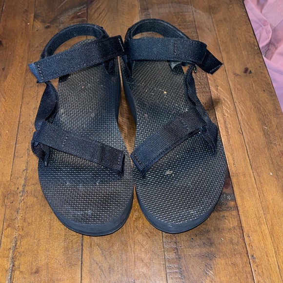 TEVA Platform Velcro Sandals Size 9 - Picture 1 of 5